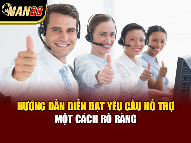 Hướng dẫn diễn đạt yêu cầu hỗ trợ một cách rõ ràng