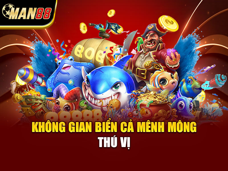 Không gian biển cả mênh mông thú vị